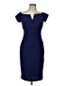 Xscape Solid Blue Cocktail Dress Size 10 - photo 1