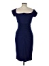 Xscape Solid Blue Cocktail Dress Size 10 - photo 2