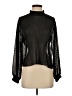 Zara 100% Polyester Black Long Sleeve Blouse Size XS - photo 1