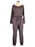 LIVI Solid Gray Jumpsuit Size 10 - photo 1
