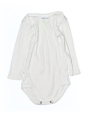Petit Bateau Long Sleeve Onesie (view 1)
