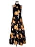Milly Floral Black Cocktail Dress Size 8 - photo 1