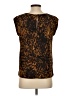 Merona 100% Polyester Animal Print Brown Sleeveless T-Shirt Size S - photo 2