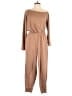 LIVI Solid Brown Jumpsuit Size 10 - photo 1