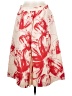 Classiques Entier Print Red Silk Skirt Size 6 - photo 1