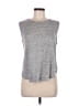 A.L.C. Gray Sleeveless T-Shirt Size L - photo 1