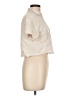 Love Notes Ivory Short Sleeve Blouse Size L - photo 4