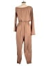 LIVI Solid Brown Jumpsuit Size 10 - photo 2