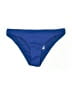 Hollister 100% Polyester Solid Blue Swimsuit Bottoms Size S - photo 1