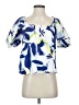 Nine West 100% Cotton Blue Short Sleeve Blouse Size XS - photo 1