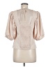 Express 100% Polyester Ivory 3/4 Sleeve Blouse Size M - photo 2