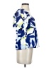 Nine West 100% Cotton Blue Short Sleeve Blouse Size XS - photo 4