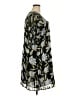 Assorted Brands 100% Polyester Print Black Casual Dress Size EU 50 / US 18-20 - photo 4
