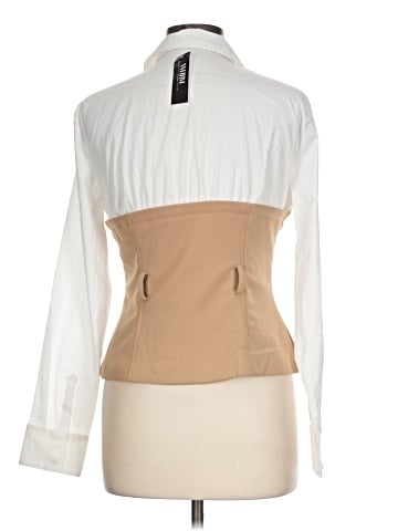 White House Black Market Long Sleeve Blouse (view 2)