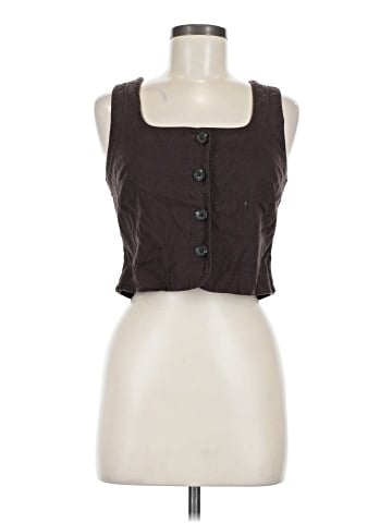 Banana Republic Factory Store Sleeveless Button-Down Shirt (view 1)