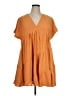 Entro 100% Polyester Orange Casual Dress Size XL - photo 1