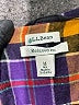 L.L.Bean 100% Cotton Plaid Purple Long Sleeve Button-Down Shirt Size M - photo 7