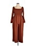 Dokotoo 100% Polyester Solid Brown Jumpsuit Size XXL - photo 1