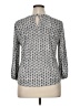 Adrianna Papell Gray 3/4 Sleeve Blouse Size XL (estimated) - photo 2