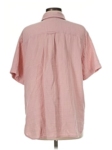 Madewell Lightspun Short-Sleeve Flap-Pocket Shirt (view 2)