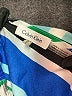 Calvin Klein 100% Polyester Stripes Blue Short Sleeve Top Size M - photo 7