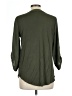Fortune + Ivy 100% Polyester Green 3/4 Sleeve Blouse Size L - photo 2
