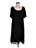Theory 100% Polyester Solid Black Casual Dress Size M - photo 1