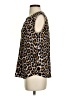 J.Crew 100% Silk Animal Print Brown Sleeveless Silk Top Size 2 - photo 5
