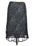 Lapis 100% Rayon Paisley Gray Casual Skirt Size L - photo 2