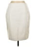 Express 100% Polyester Solid Ivory Formal Skirt Size 10 - photo 1
