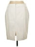 Express 100% Polyester Solid Ivory Formal Skirt Size 10 - photo 2