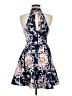 B. Darlin Floral Blue Cocktail Dress Size 9 - 10 - photo 2
