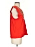 Akemi + Kin Red Short Sleeve Blouse Size S - photo 4