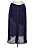 Good Hart 100% Rayon Solid Blue Casual Skirt Size L - photo 1
