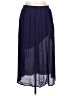 Good Hart 100% Rayon Solid Blue Casual Skirt Size L - photo 2