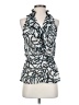 The Limited 100% Polyester Blue Sleeveless Blouse Size S - photo 1
