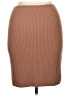 Express 100% Nylon Solid Brown Tan Casual Skirt Size XL - photo 2