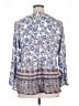 Croft & Barrow Paisley Blue 3/4 Sleeve Blouse Size 1X - photo 2