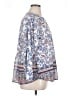 Croft & Barrow Paisley Blue 3/4 Sleeve Blouse Size 1X - photo 4