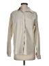 Unsubscribed Chevron-herringbone Ivory Long Sleeve Button-Down Shirt Size XS - photo 1