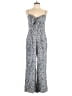 J.Crew 100% Lenzing Ecovero Viscose Animal Print Blue Jumpsuit Size 8 - photo 1