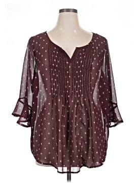 Torrid 3/4 Sleeve Blouse (view 1)