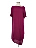 Eileen Fisher 100% Silk Solid Burgundy Casual Dress Size S - photo 1