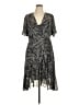 Calvin Klein 100% Polyester Paisley Gray Cocktail Dress Size 14 - photo 1