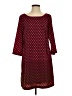 Old Navy 100% Polyester Polka Dots Burgundy Casual Dress Size S - photo 1