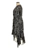Calvin Klein 100% Polyester Paisley Gray Cocktail Dress Size 14 - photo 5