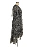 Calvin Klein 100% Polyester Paisley Gray Cocktail Dress Size 14 - photo 4