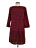 Old Navy 100% Polyester Polka Dots Burgundy Casual Dress Size S - photo 2