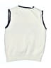Unbranded 100% Cotton White Sweater Vest Size 4T - photo 2