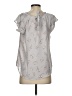 LC Lauren Conrad 100% Polyester Gray Sleeveless Blouse Size S - photo 2